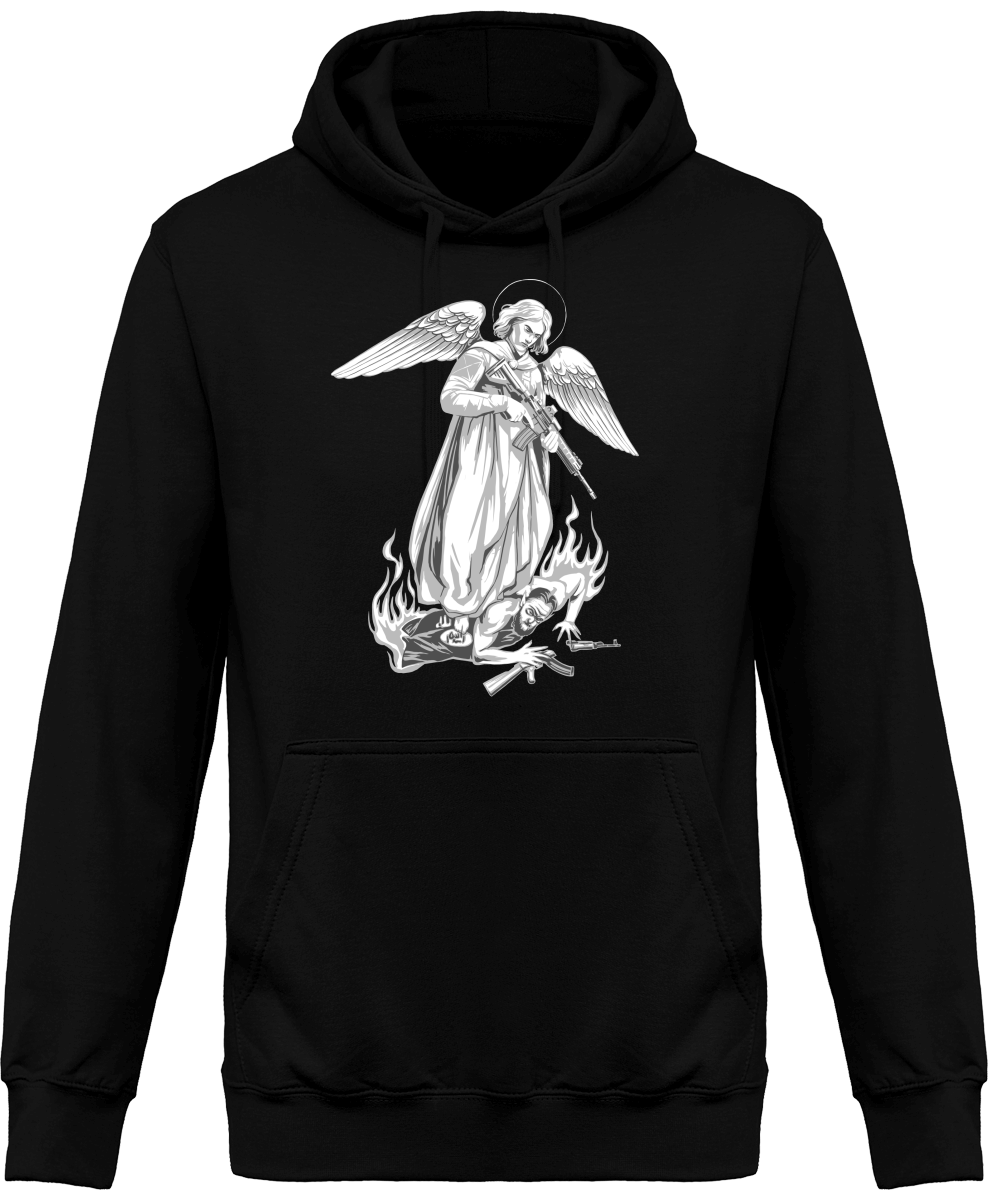 Sweat Shirt à Capuche Homme - Archange Saint Michel