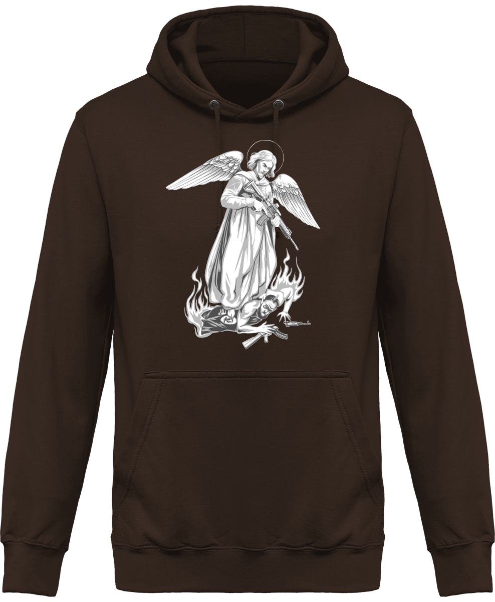 Sweat Shirt à Capuche Homme - Archange Saint Michel