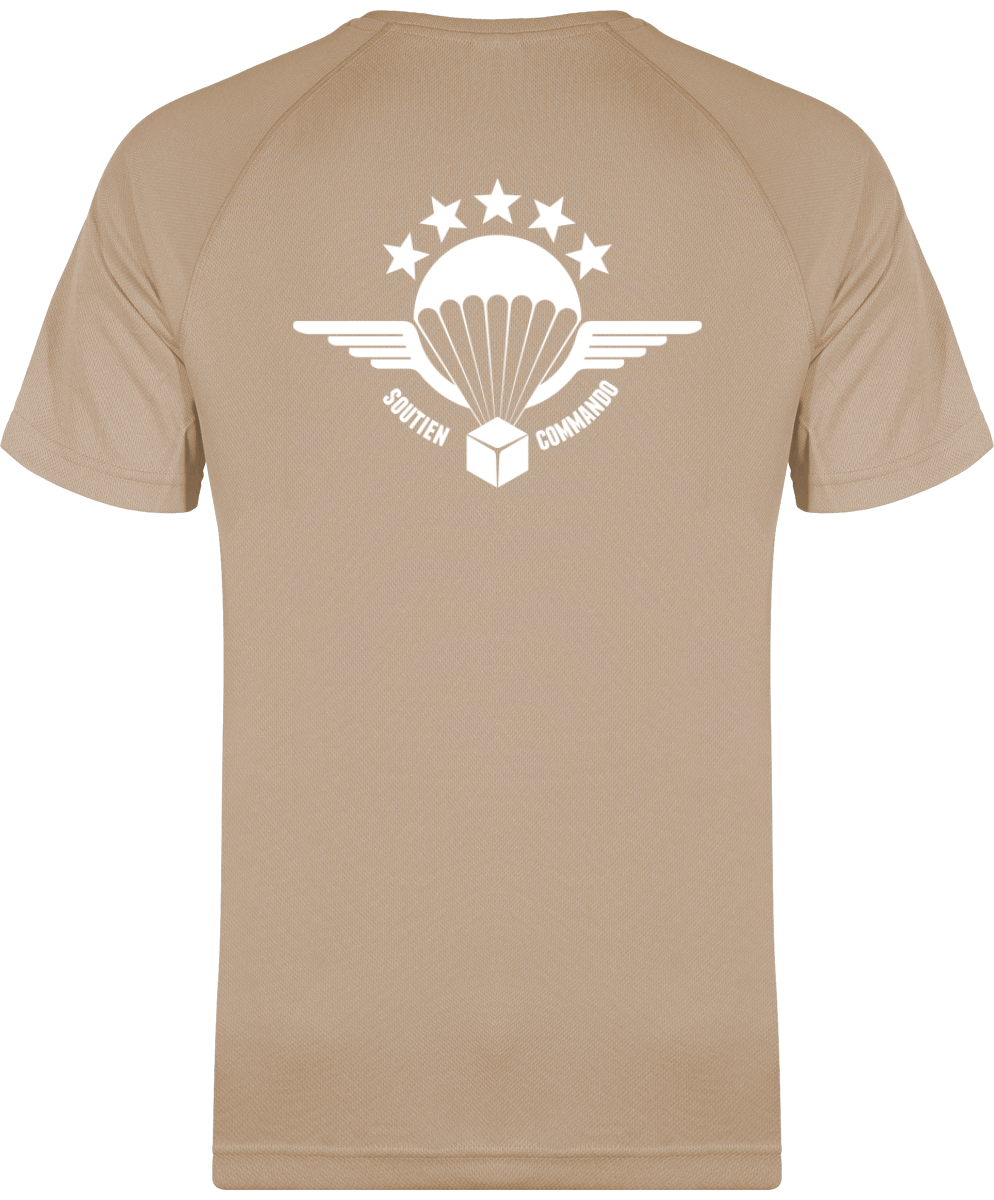 T-shirt Sport Homme - Soutien commando (avec logo dorsal)