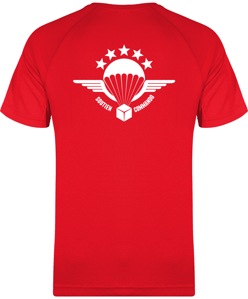 T-shirt Sport Homme - Soutien commando (avec logo dorsal)