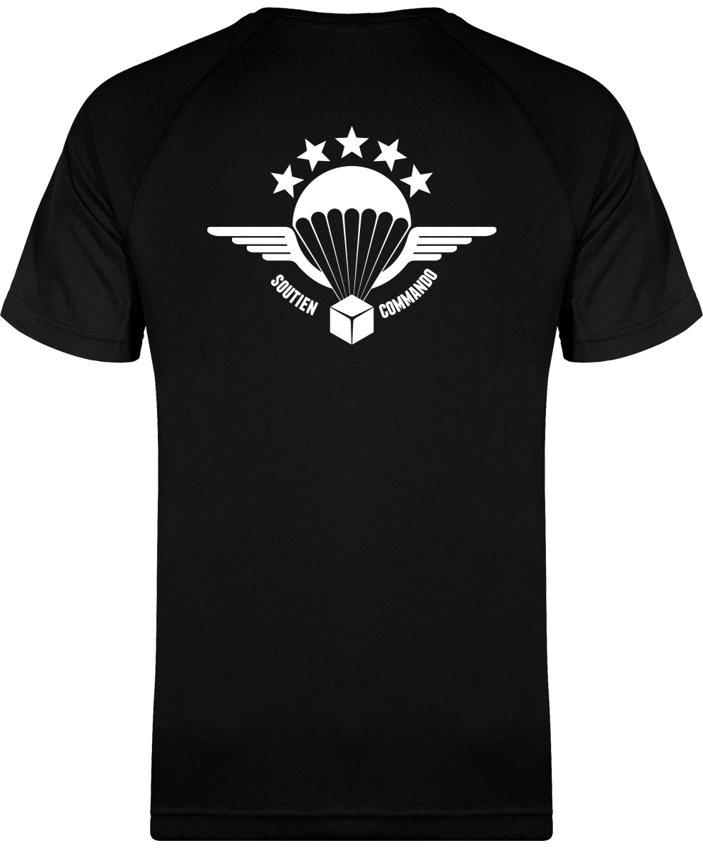 T-shirt Sport Homme - Soutien commando (avec logo dorsal)