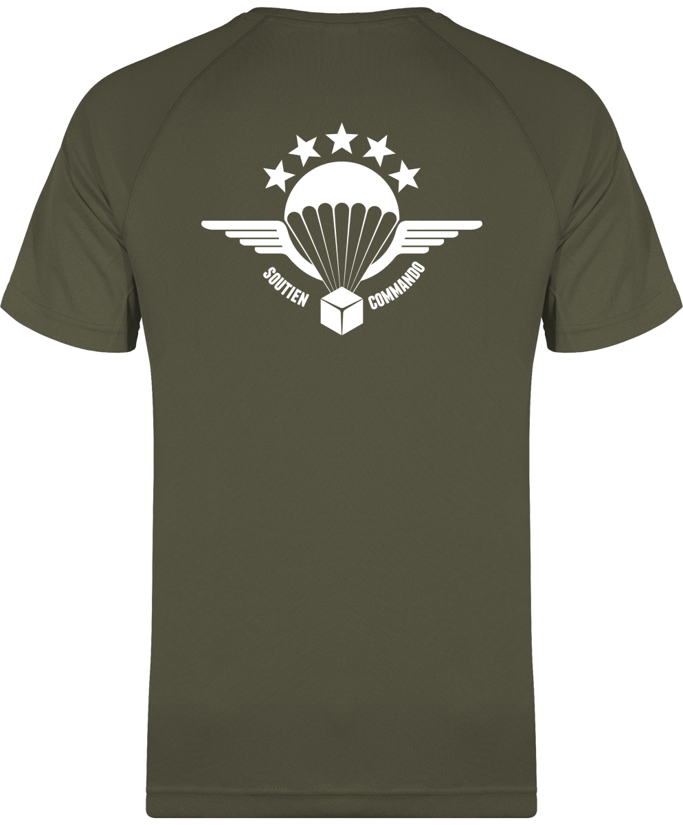 T-shirt Sport Homme - Soutien commando (avec logo dorsal)