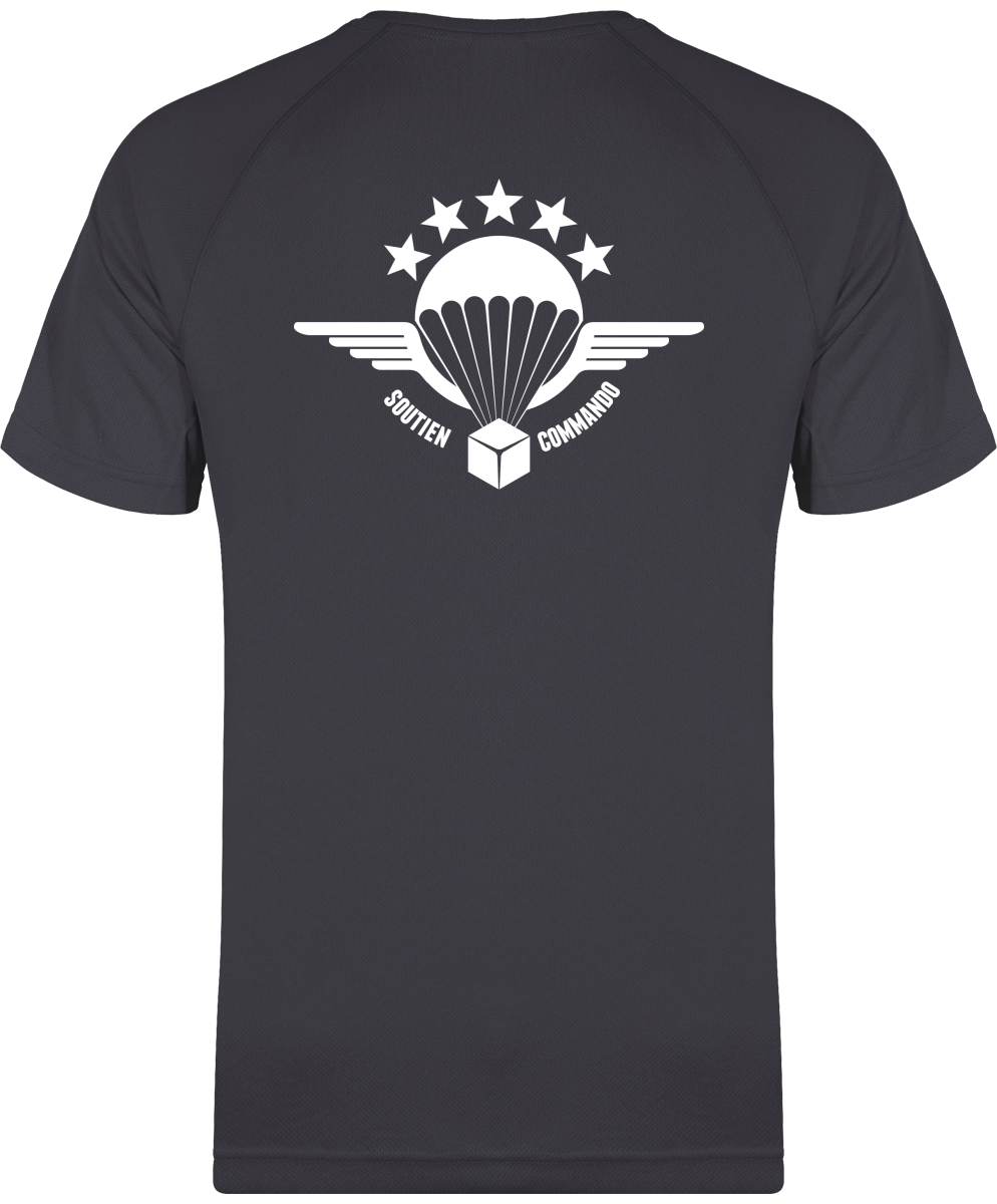 T-shirt Sport Homme - Soutien commando (avec logo dorsal)
