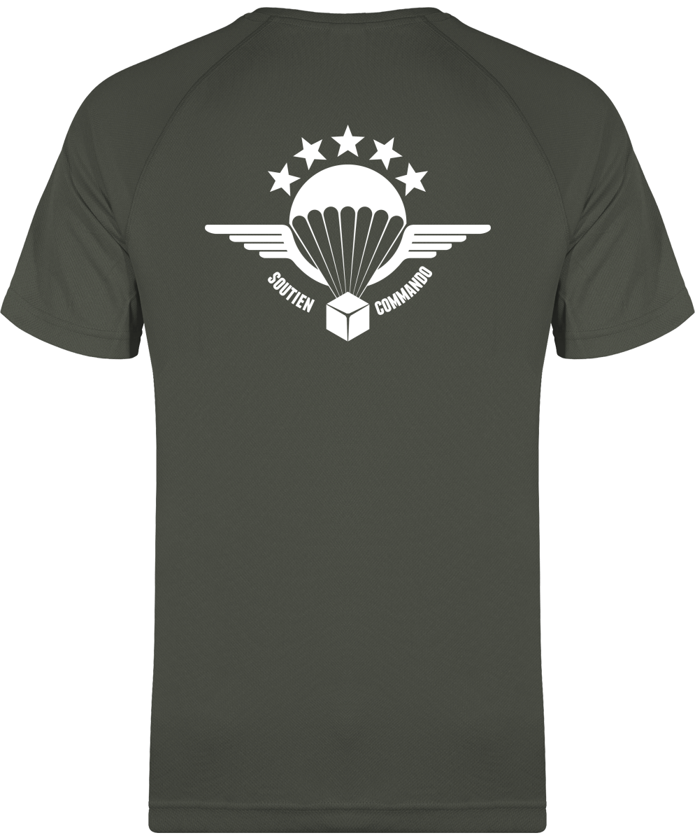 T-shirt Sport Homme - Soutien commando (avec logo dorsal)