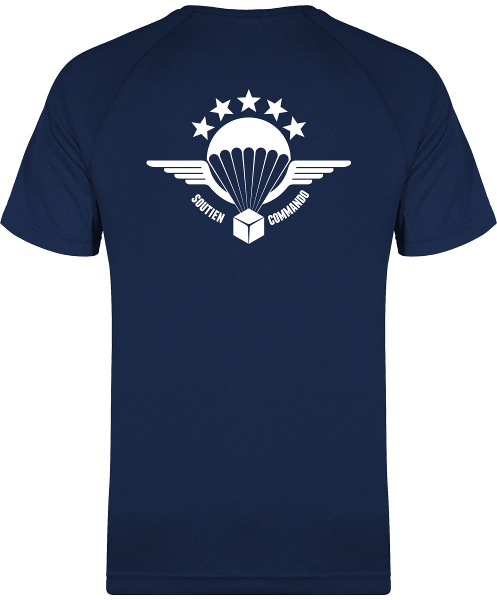 T-shirt Sport Homme - Soutien commando (avec logo dorsal)