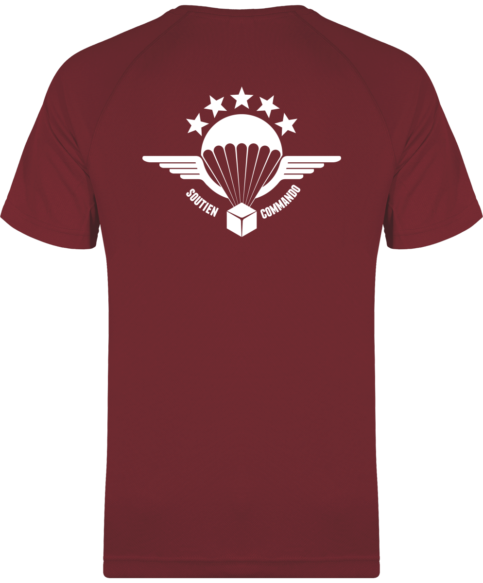 T-shirt Sport Homme - Soutien commando (avec logo dorsal)