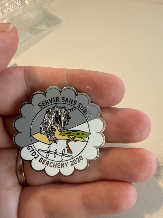 Insignes numérotés 1er RHP - GTD2 - Bercheny 2020