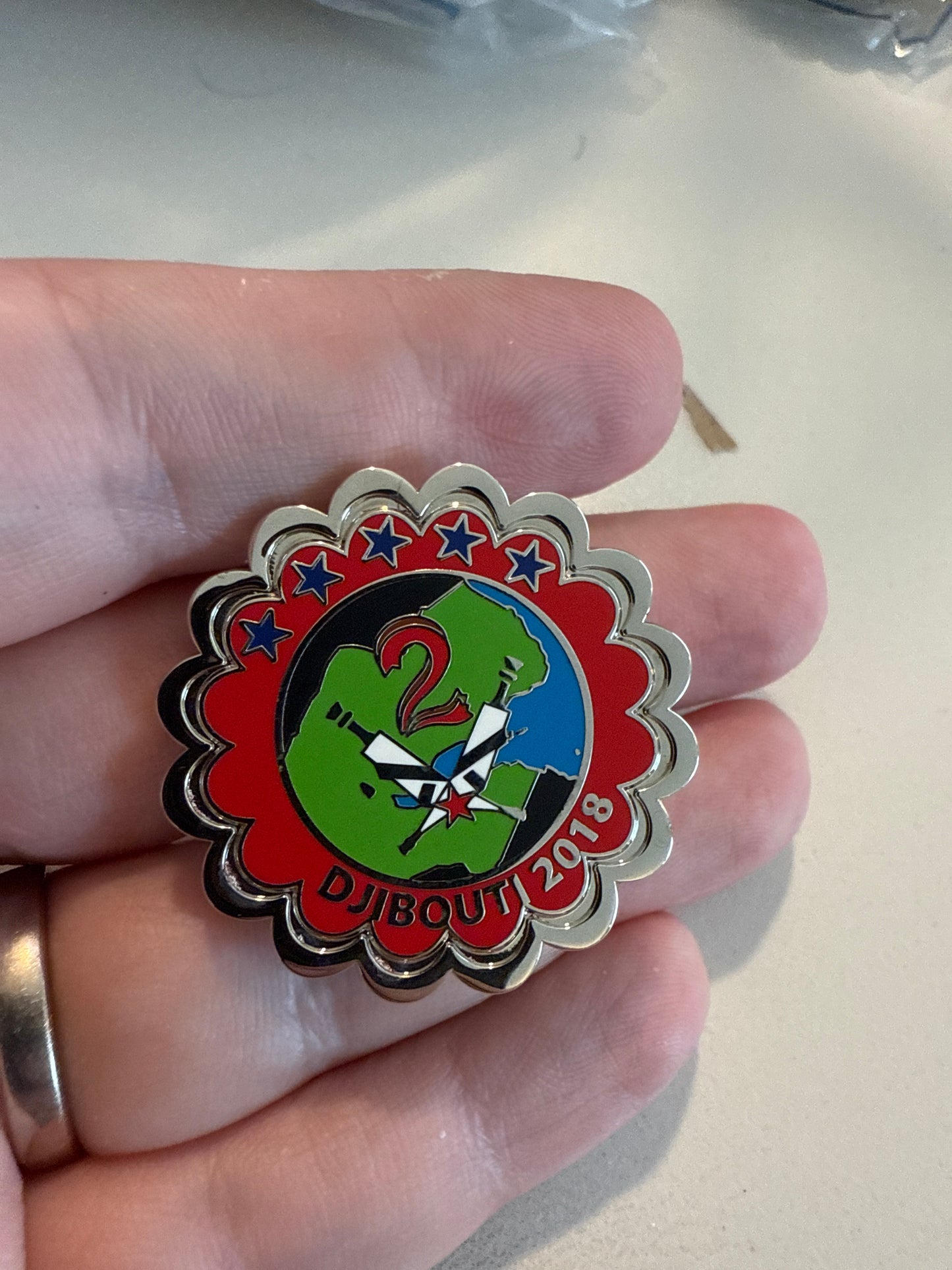 Insigne 1er RHP - 2ème escadron - Djibouti 2018