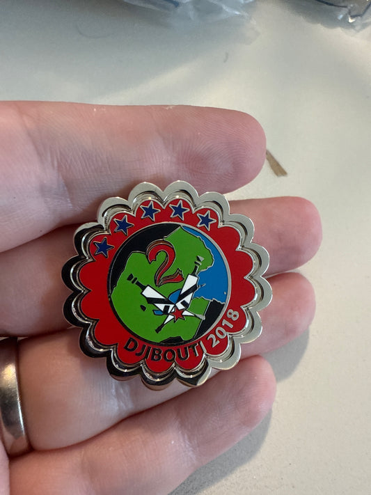 Insigne 1er RHP - 2ème escadron - Djibouti 2018