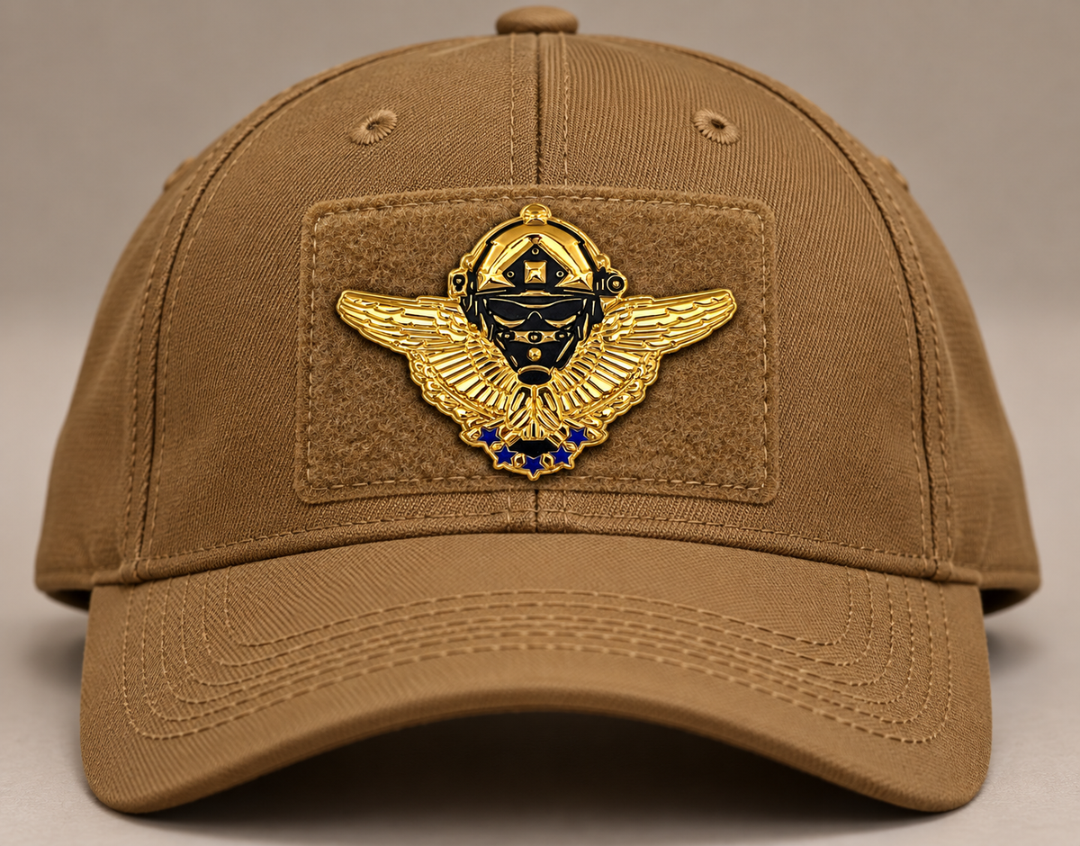 Patch Brevet CHUTOPS OXY CPA10 PVC (Imitation métal doré)
