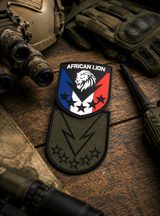 Pack Patchs GCP brodé + African Lion PVC
