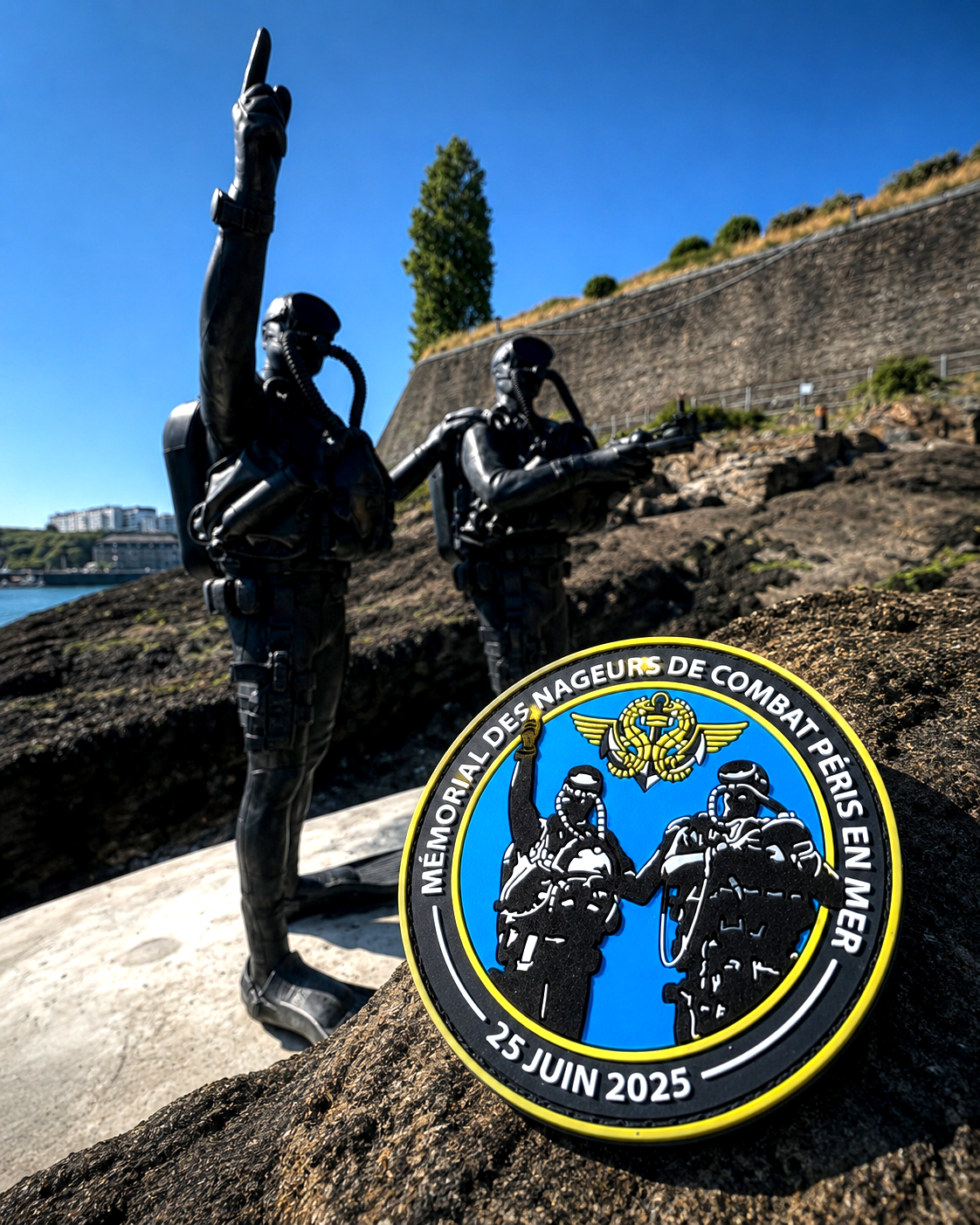 Patch: Memorial for Combat Swimmers lost at sea.