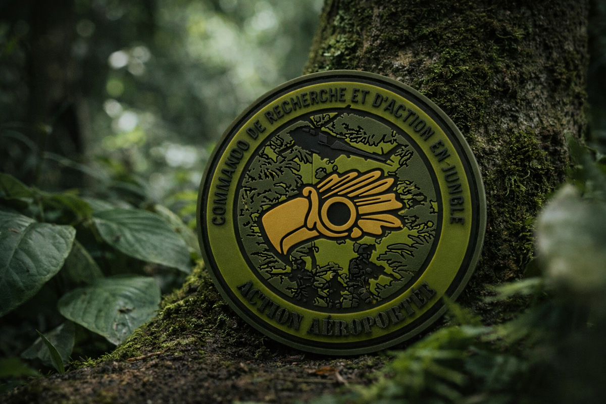 Patch PVC officiel CRAJ "Action aéroportée"