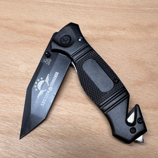 Couteau Ares Pliant - Black Rescue