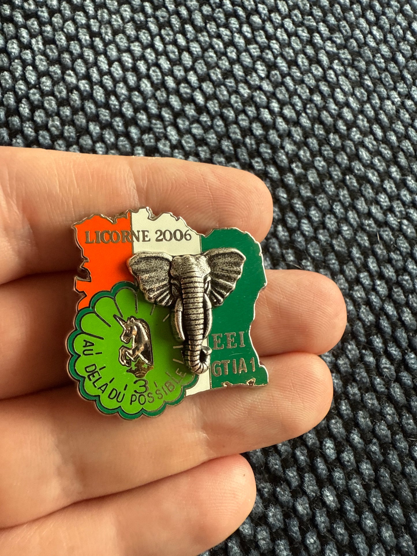 Insigne 1er RHP - 3e escadron - Licorne 2006 - EEI GTIA 1