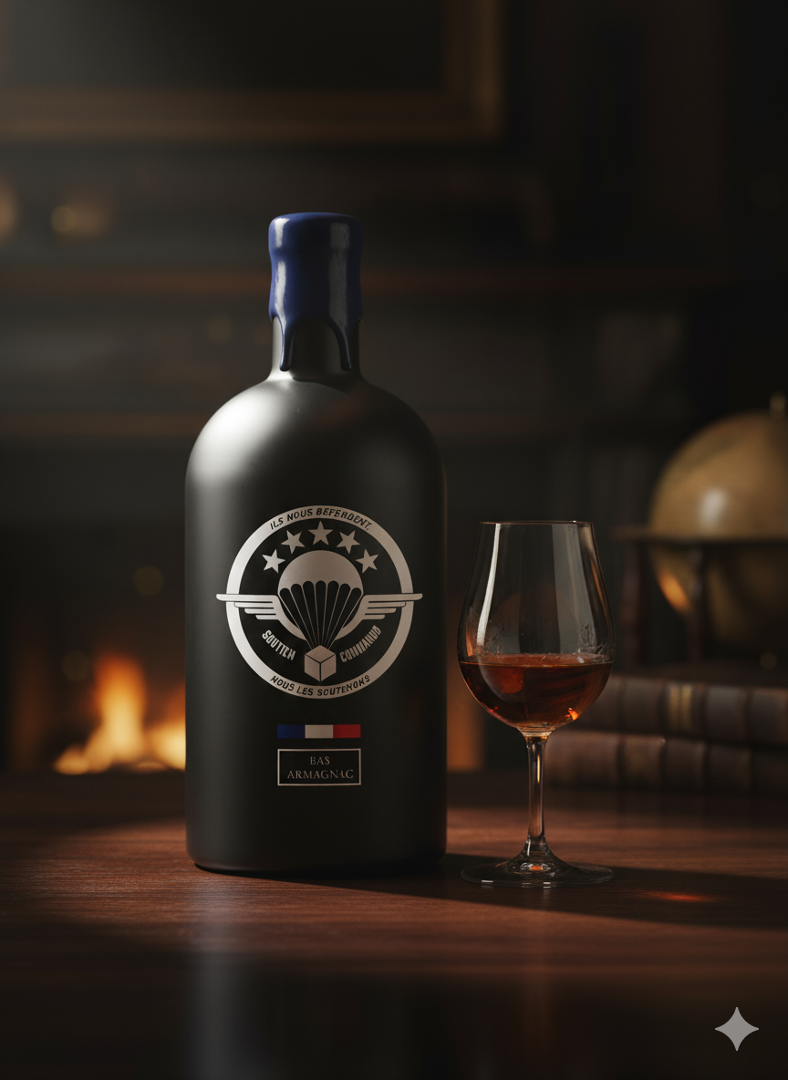 Bouteille Armagnac (70cl) - Cuvée Soutien Commando