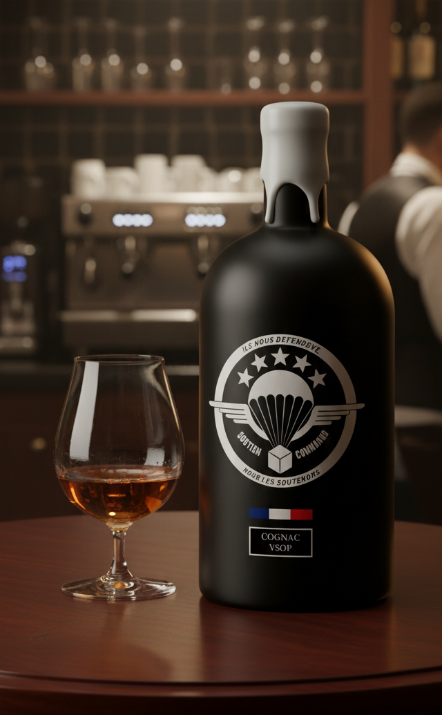 Bouteille Cognac (70cl) - Cuvée Soutien Commando