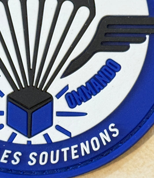 Patch (avec défaut) PVC Soutien commando (bleu)