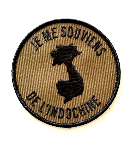 Patch "Je me souviens de l'Indochine" (au profit de l'ANAPI) (Brodé)