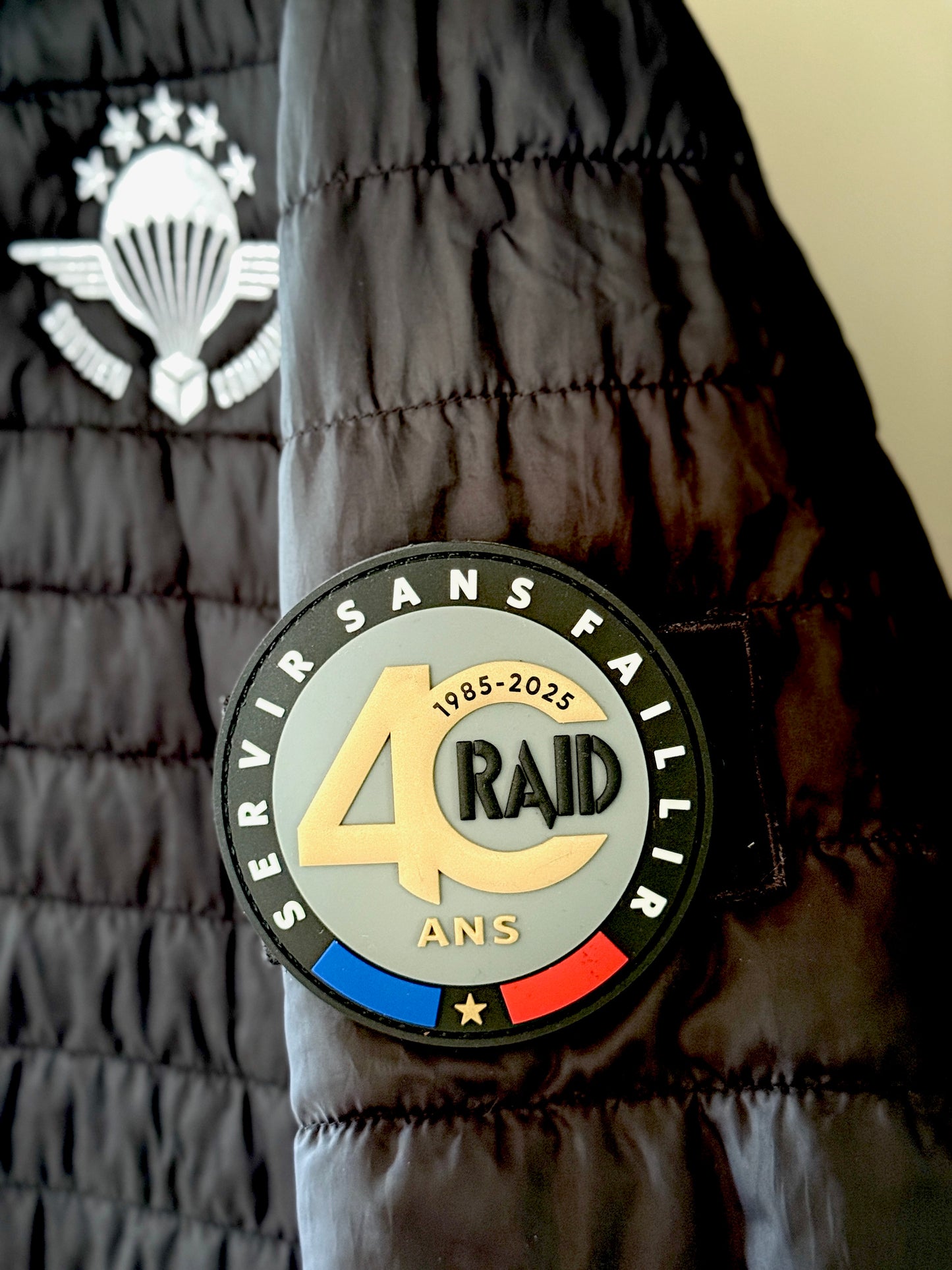 NOUVEAU ! Patch officiel RAID Les 40 ans (PVC)