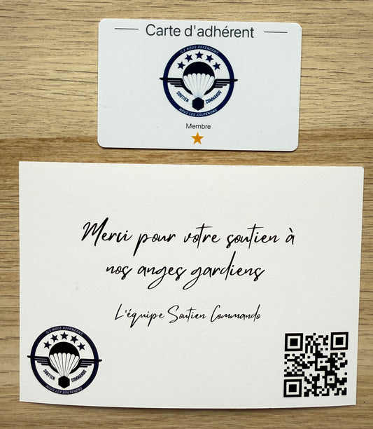 Adhésion Membre Soutien Commando - Prix réduit (5€/mois)