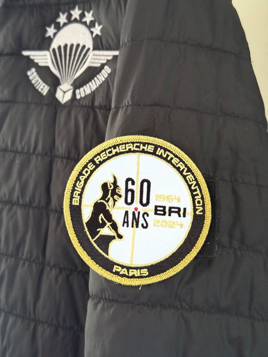 Nouveau Patch officiel BRI 60 ans brodé blanc/doré