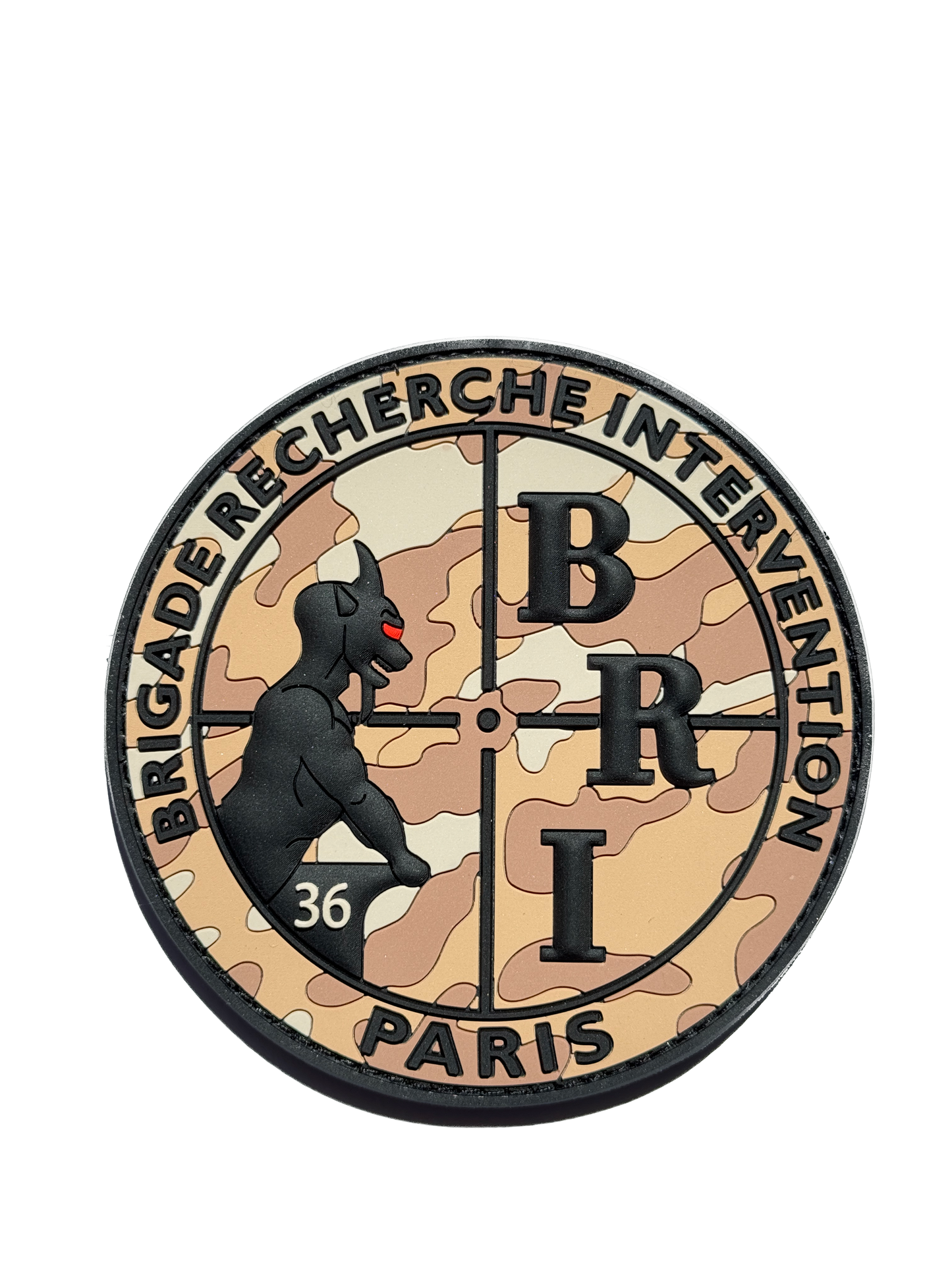 Patch officiel BRI Camouflage (PVC)