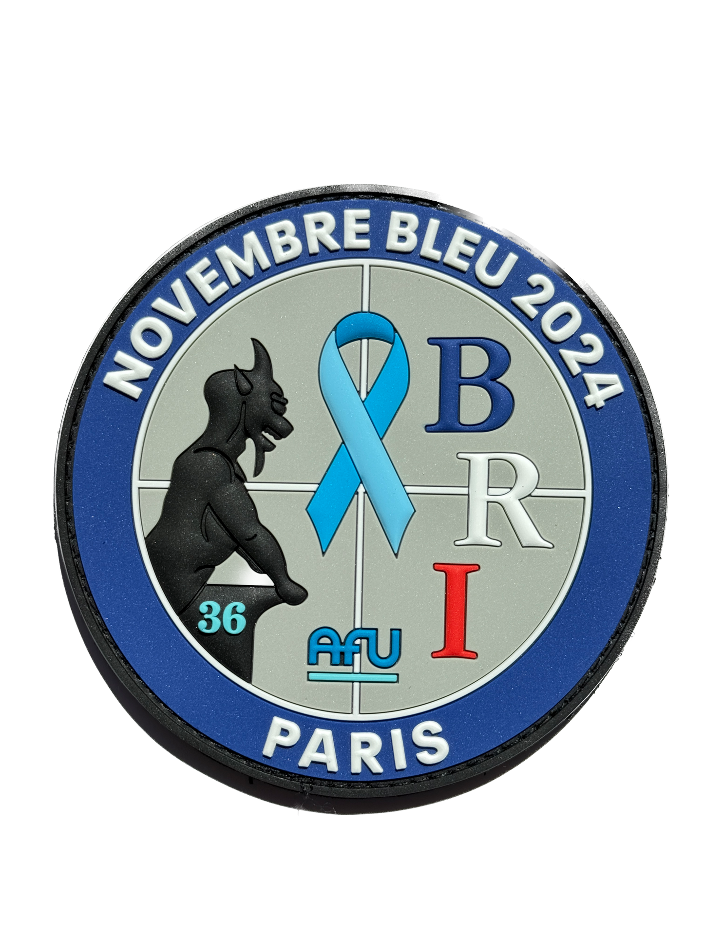 Patch officiel BRI Novembre Bleu (PVC)