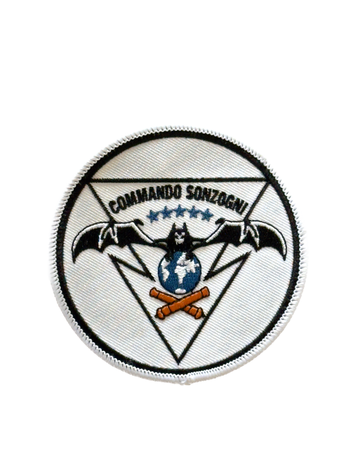 Patch Commando Sonzogni (GCP 35ème RAP) Blanc Brodé