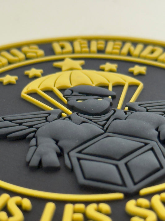 NOUVEAU Patch PVC Soutien commando