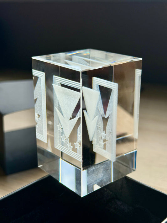 Cube Crystal 3D GCP (Groupement de Commandos Parachutistes)