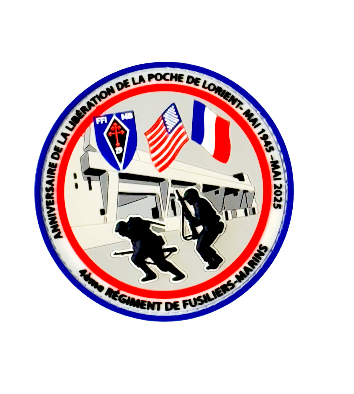 80th Anniversary of the Liberation of Lorient Patch