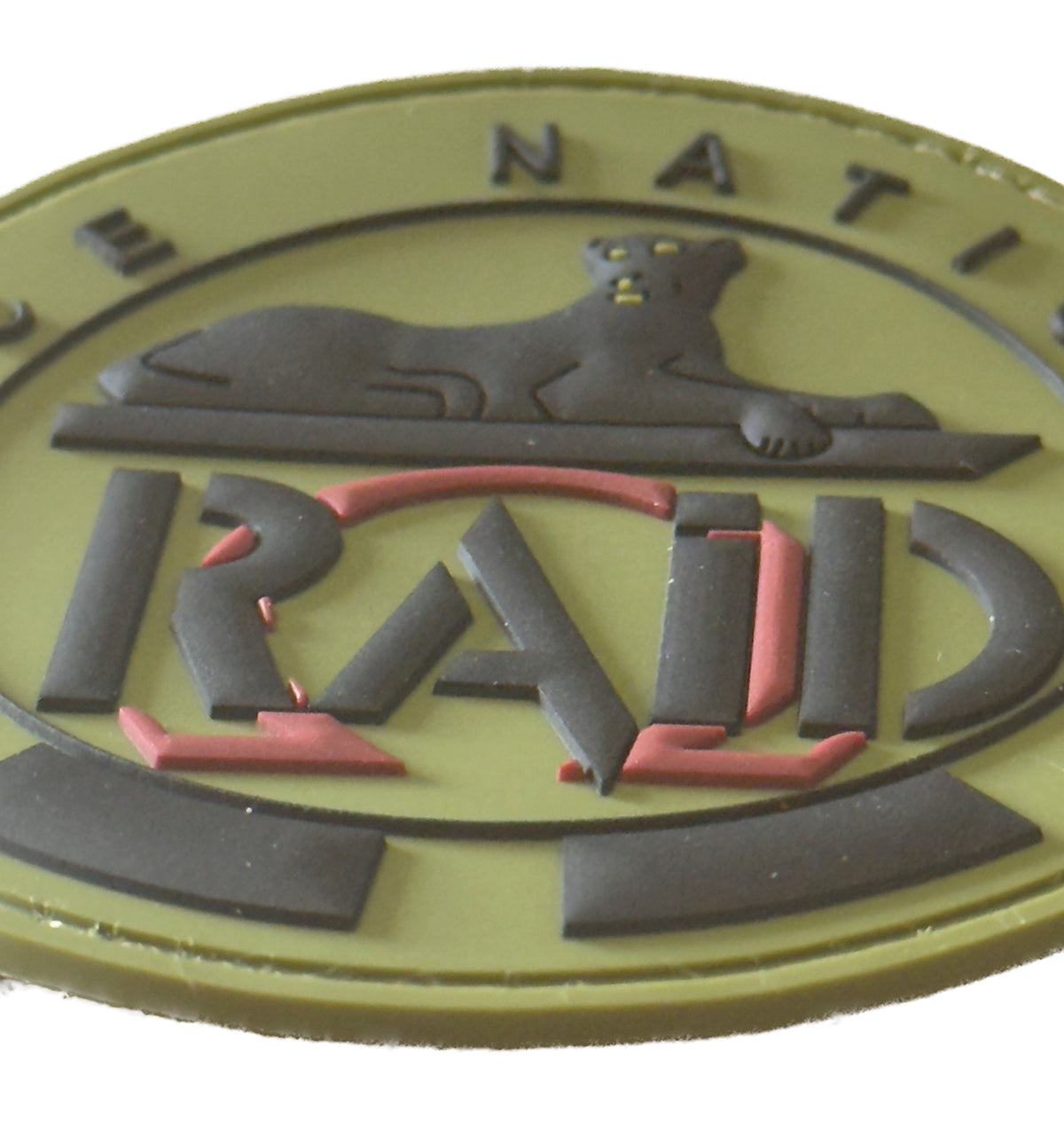 PACK 2 Official RAID patches (green PVC OMEGA & embroidered AFGHANISTAN)