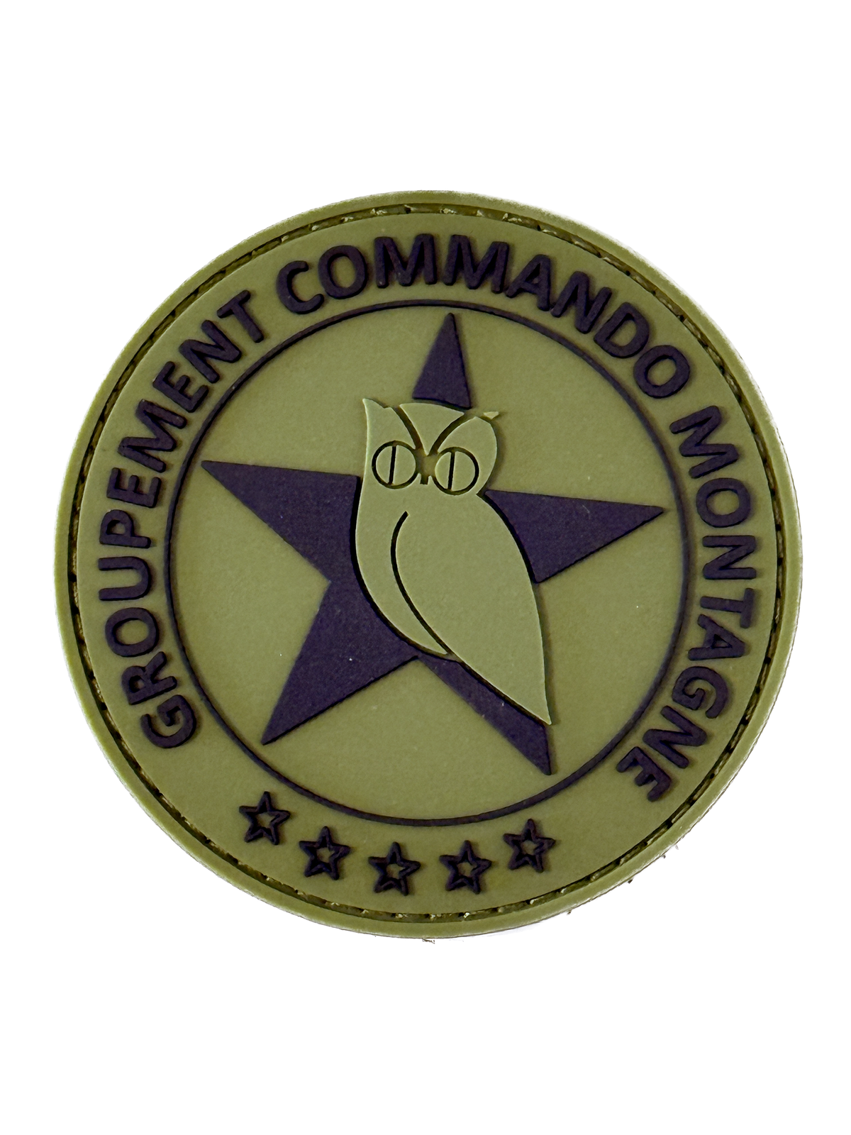 Patch officiel GCM Kaki PVC