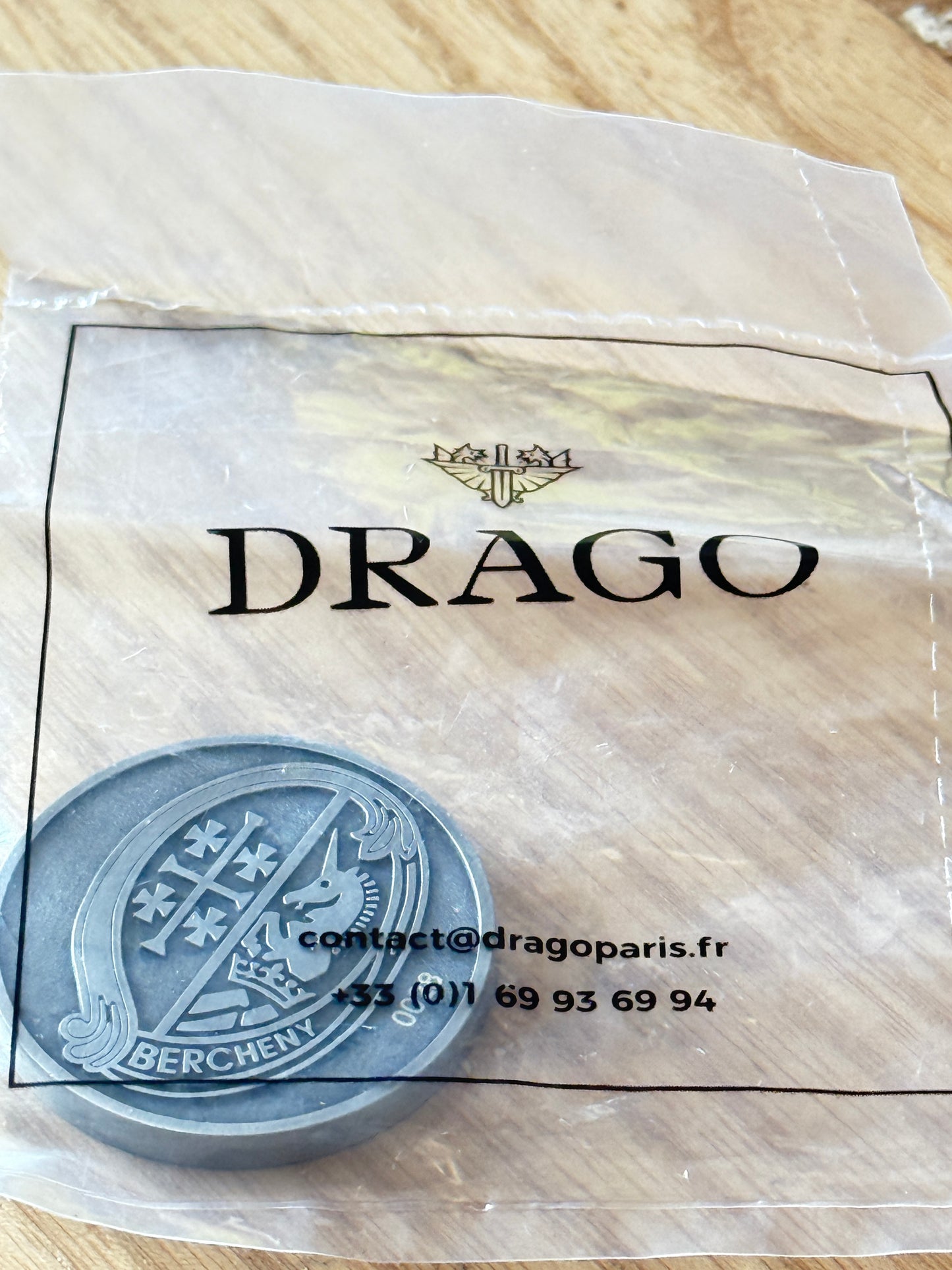 Coin Métal 300 ans du 1er RHP (au profit du projet de la statue de Saint-Michel)