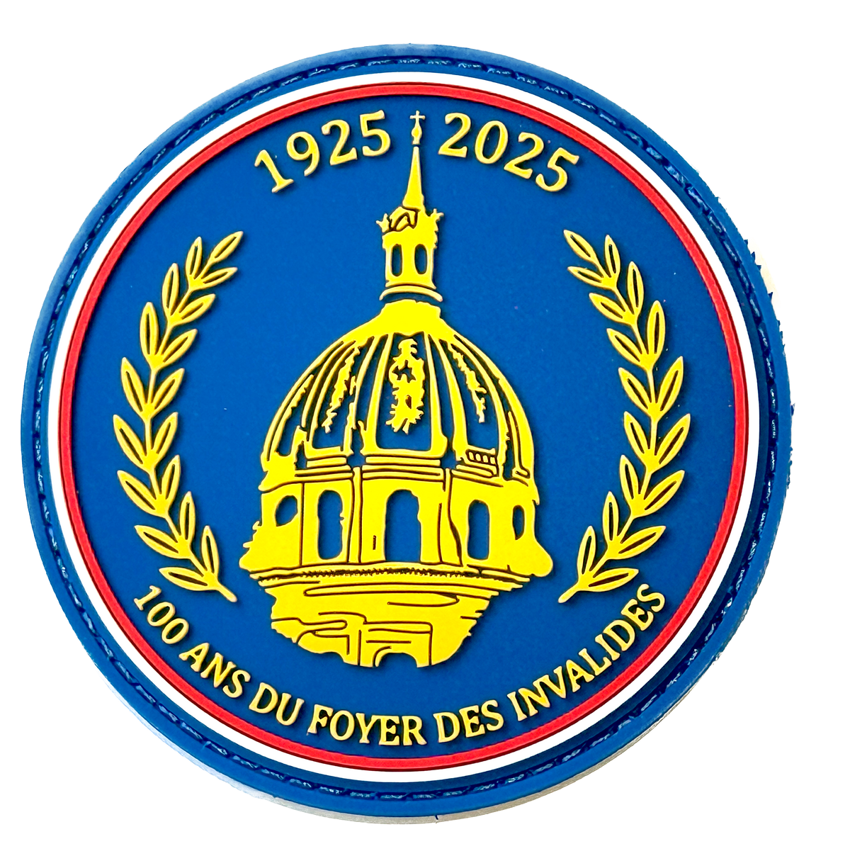 PVC patch for the 100th anniversary of the Foyer des Invalides.