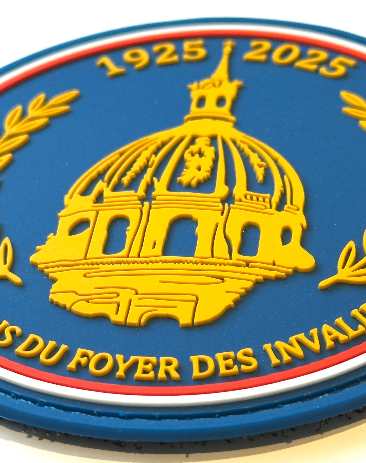 PVC patch for the 100th anniversary of the Foyer des Invalides.