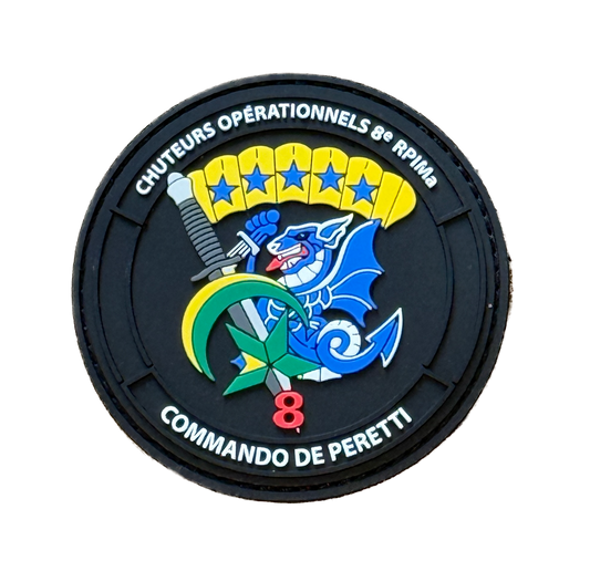 Patch PVC GCP 8ème Rpima (Commando De Peretti)