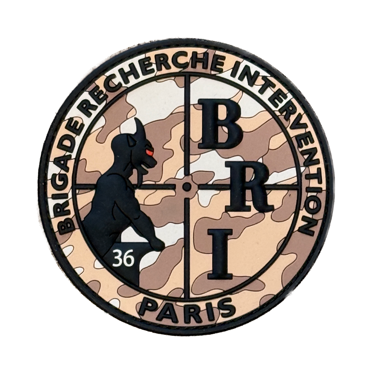 Official BRI Camo Brown Patch (PVC)