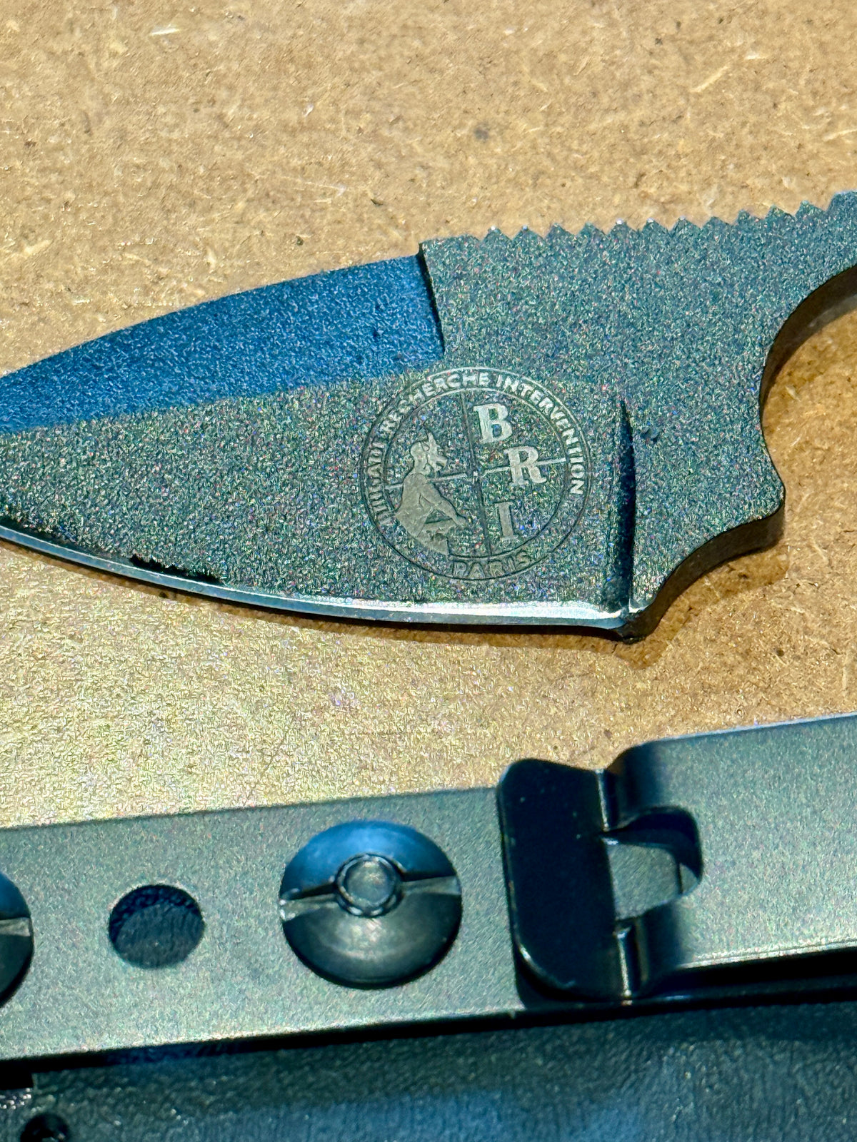 Wildsteer KRILL knife, official BRI paracord handle