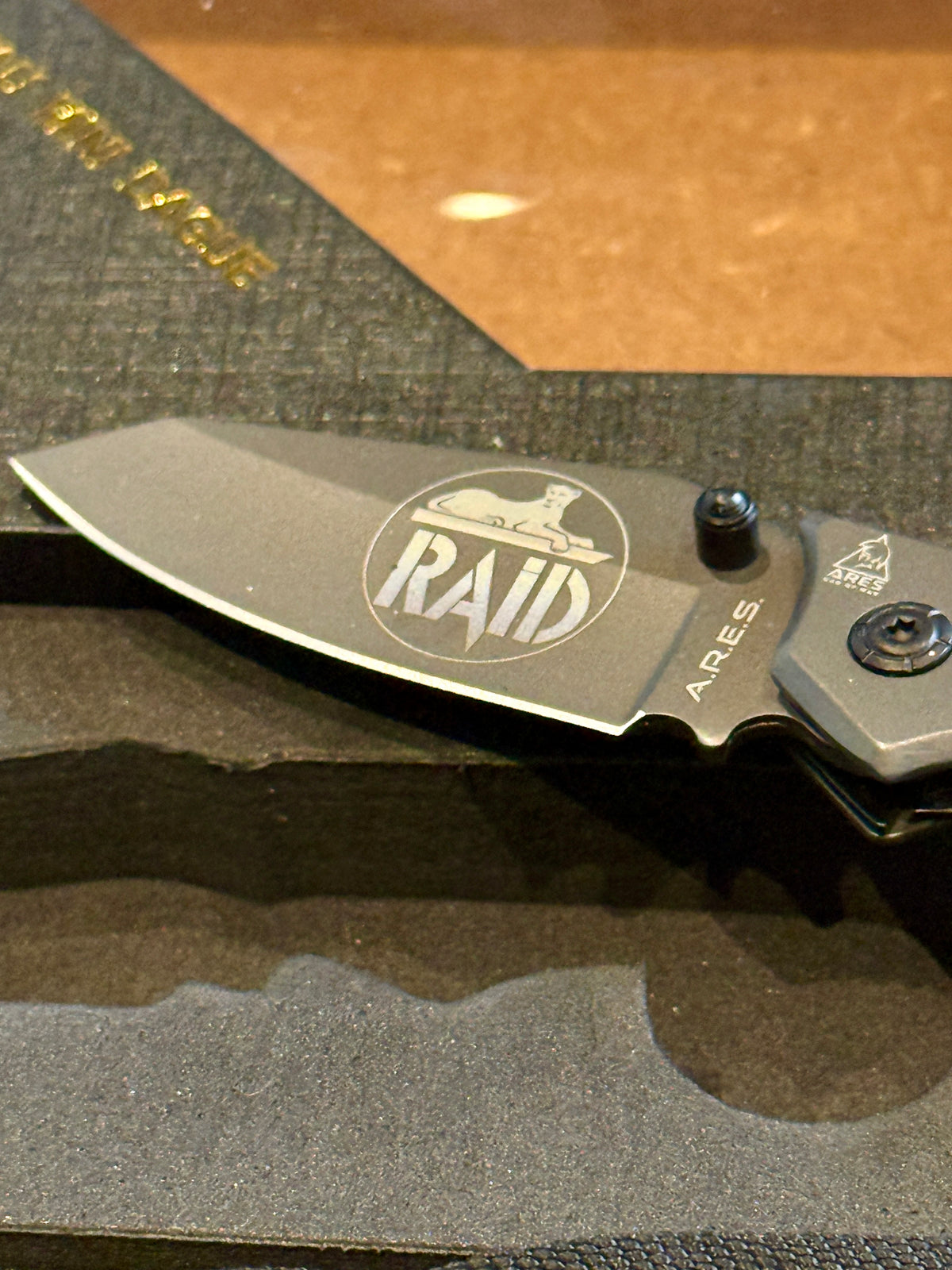 Mini dagger RAID knife + sheath