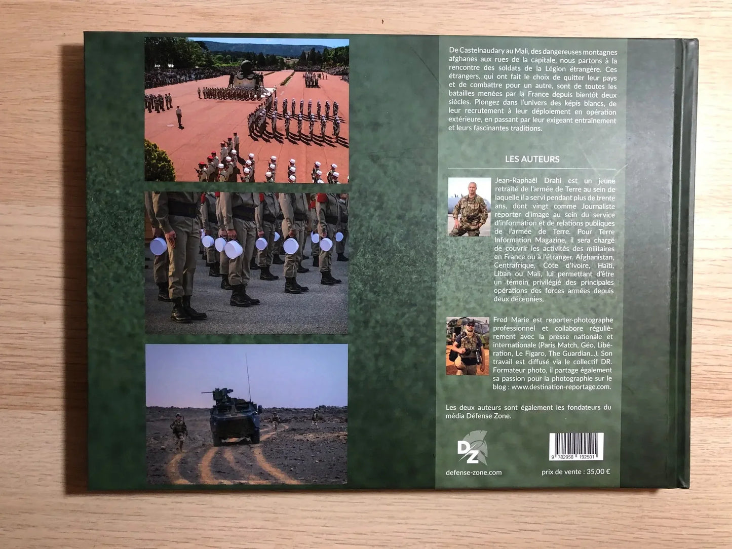 PACK Livre Photo "Légionnaires" - Fred Marie + patch GCP 2ème REP