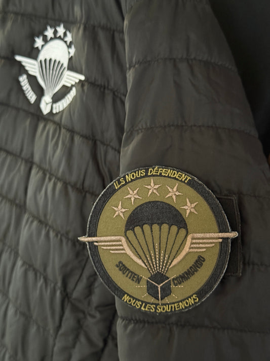 1 Patch / krestenn brodet - heuliad bevennet (Kaki)