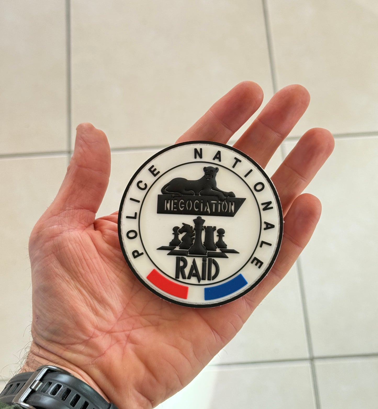 RAID adabaki beltzaren bertsio ofiziala (PVC)