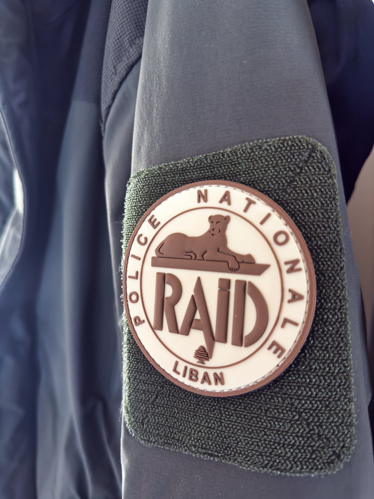 Patch officiel RAID sable LIBAN (PVC)