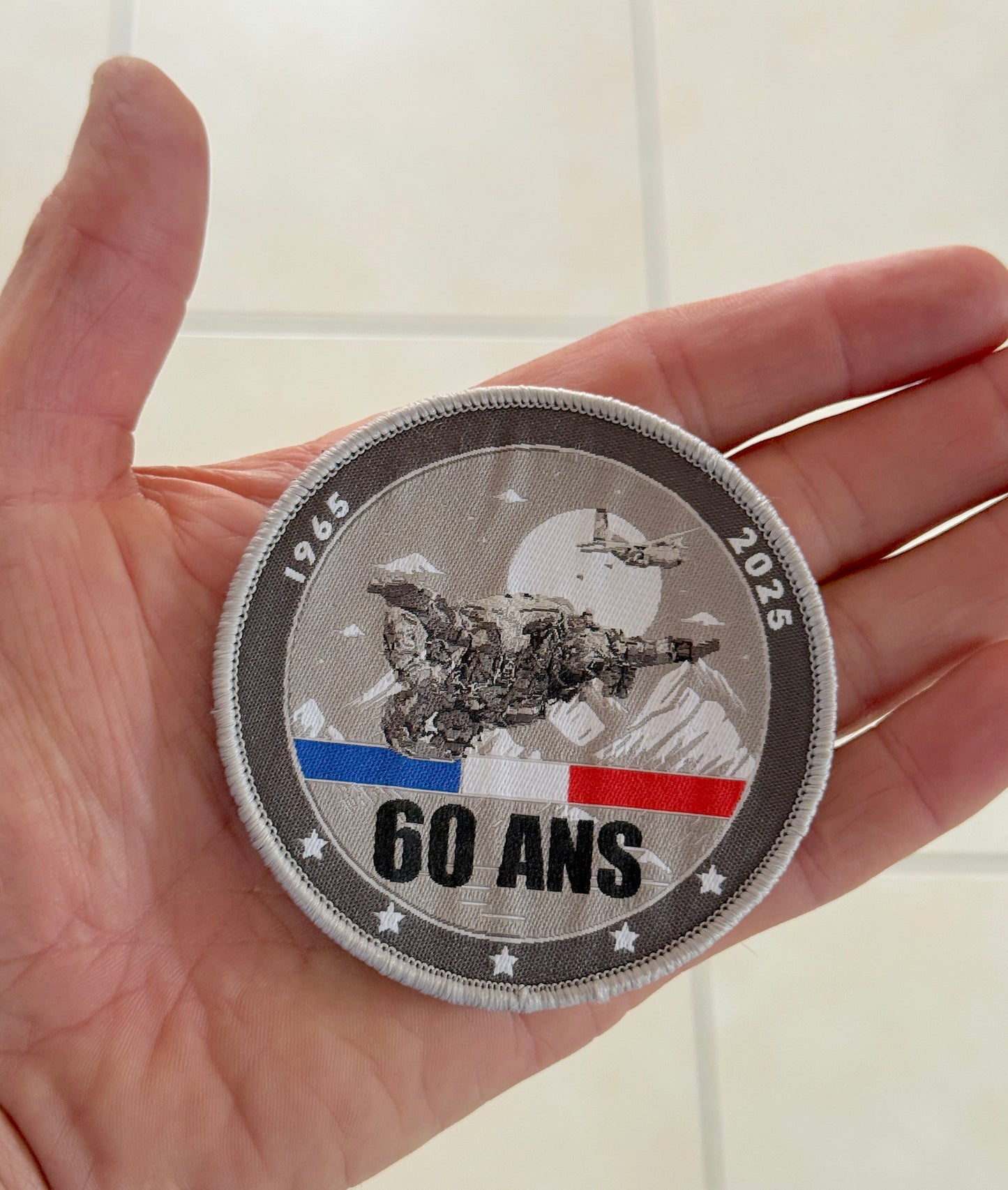 NOUVEAU- Patch commémoratif 60 ans du brevet Chuteur Opérationnel (Brodé)