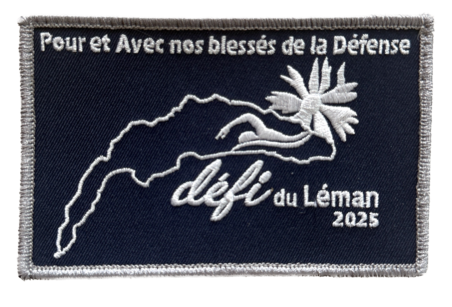 Patch "Défi du léman 2025" Pour et avec nos blessés de la Défense