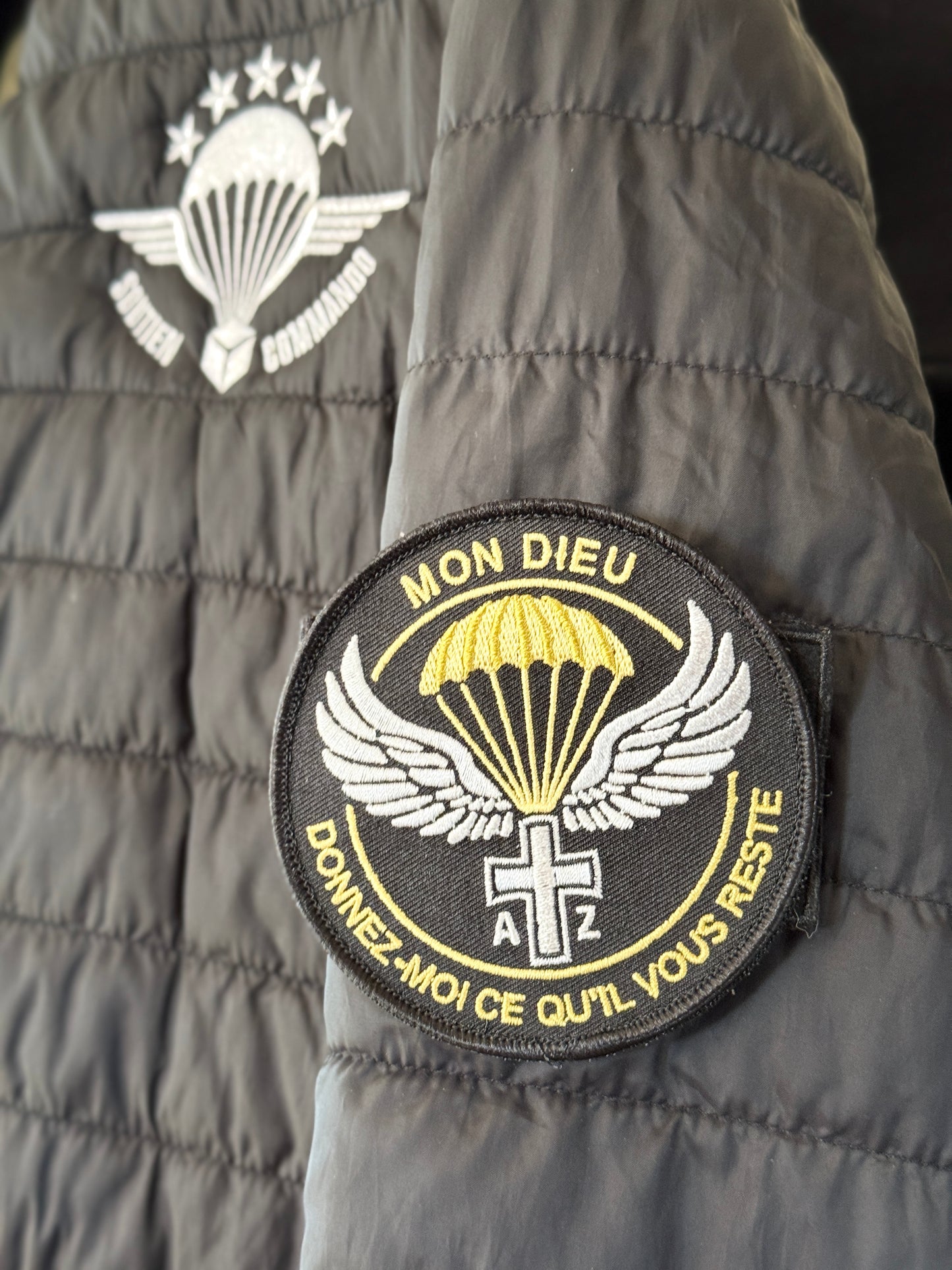 Patch André Zirnheld brodé Noir/Jaune