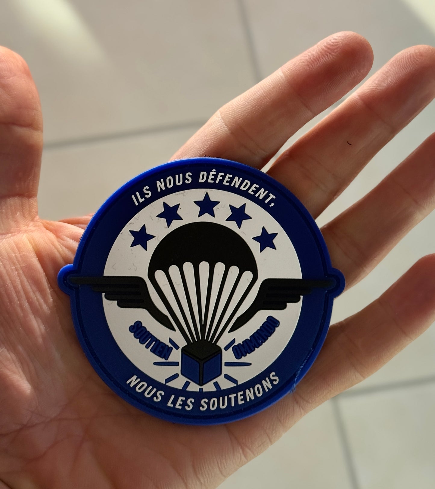 PVC adabakia Commando euskarria