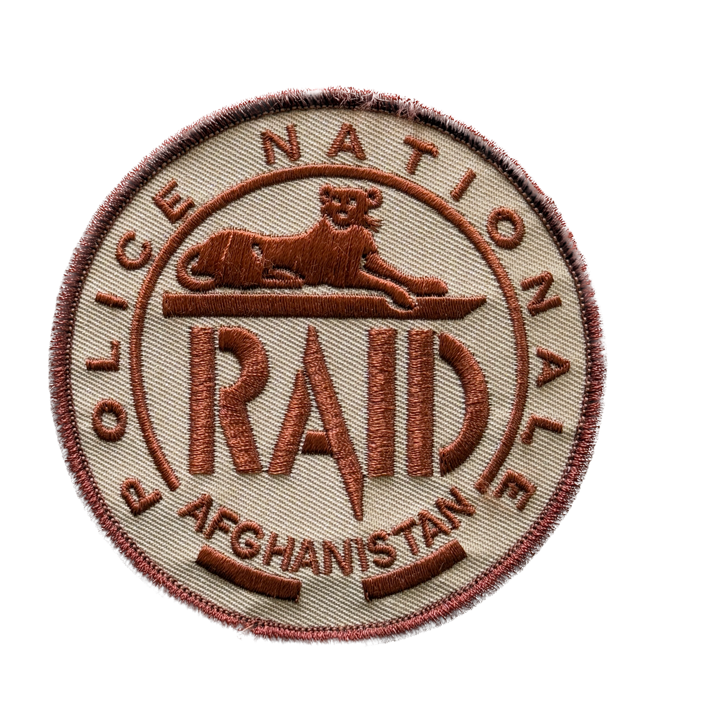 PACK 2 Patch officiel RAID (OMEGA vert PVC & AFGHANISTAN brodé)